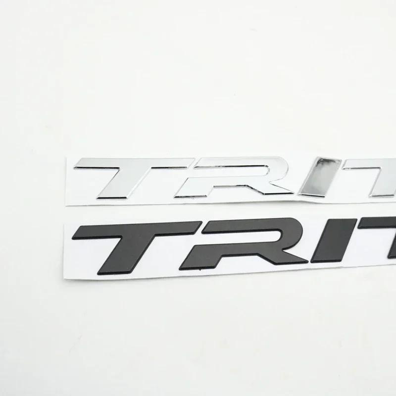 For L200 Triton 4x2 4x4 2015-2019 Red Front Grill Logo Emblem Sticker