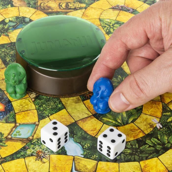 Jumanji le jeu - spin master - edition rétro - jeu de plateau pour toute la famille ou entre adultes