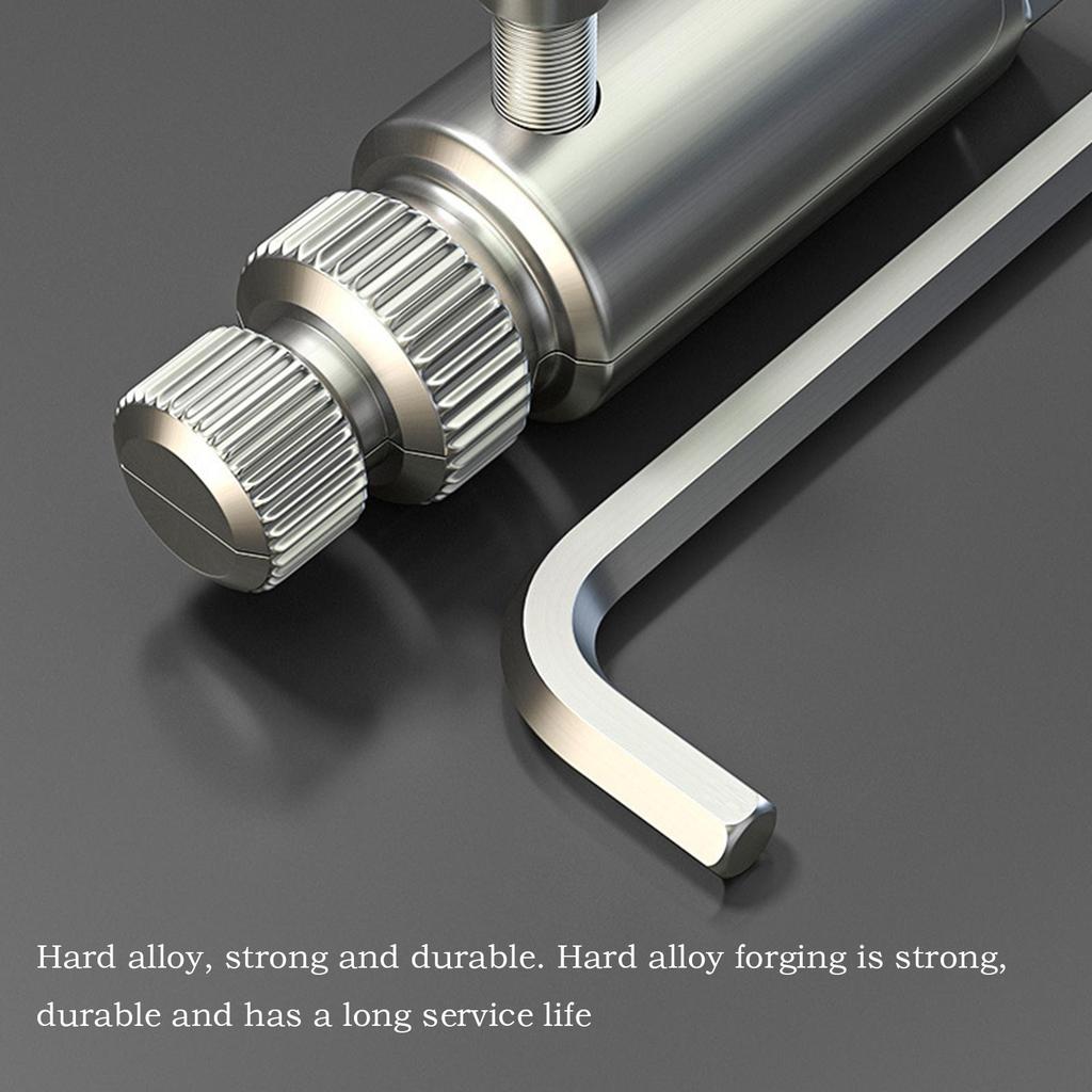 Carbon Steel Broken Wire Extractor Threading Tools Tap Screw Remover Water-tap Angle Valve Repair for 4/6 Points Bolt Extractor