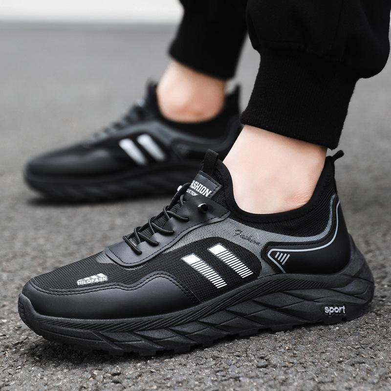 

The elderly walking shoes autumn and winter new comfortable breathable non-slip father shoes mother shoes square dance light casual shoes 44 червоний