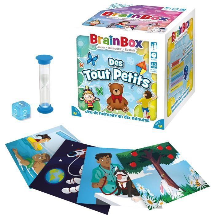 The Green Board Game Co. | Brainbox : Des Tout Petits | Jeu De Société | À Partir De 4 Ans | 2 Joueurs Et Plus | 10 Minutes