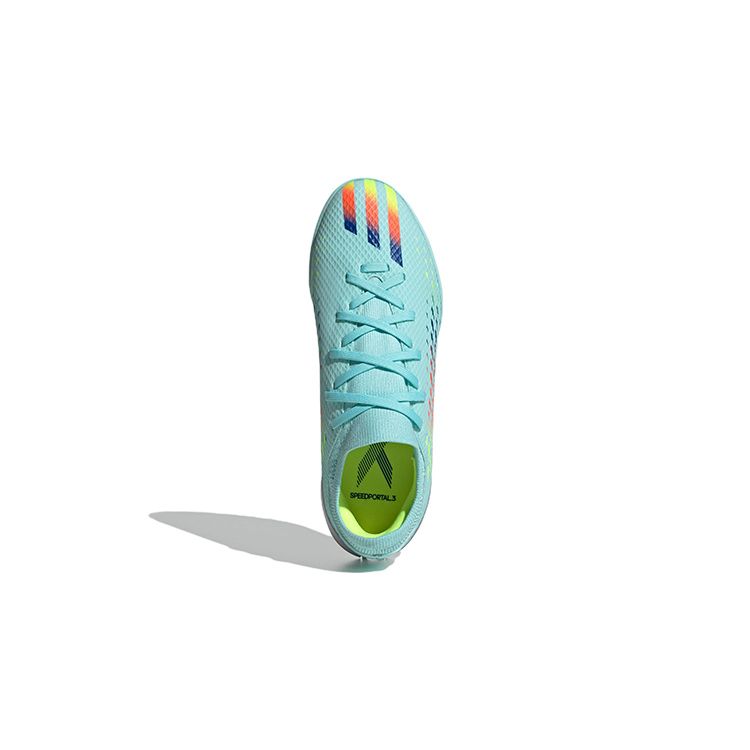 Adidas X Speedportal Round Toe Lace-Up Low-Top Kids Soccer Shoes Kids Soccer Shoes Blue GW8490