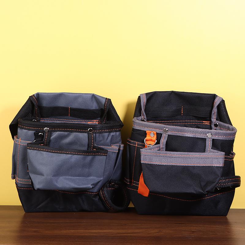 1Pc Multi-use Hardware Maintenance Waist Bag - 600D Oxford Cloth Multi-pocket, Electrician Carpenter Tool Organizer Belt Bag