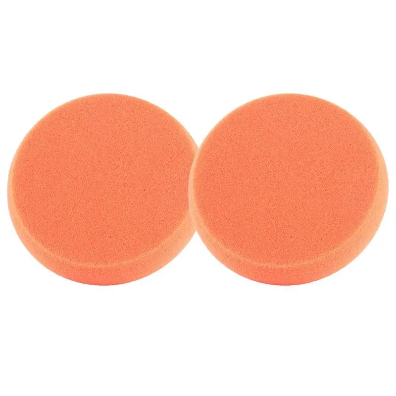 1/5PCS Car Wax Applicator Pads Set with Red Handle Soft Sponge Applicators Foam Wax Pad for Polishing and Cleaning Cars