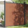 VidaXL Fence Panel, Protective Barrier, Privacy Screen, Outdoor Patio Garden Terrace Privacy Screen, Brown 4003981