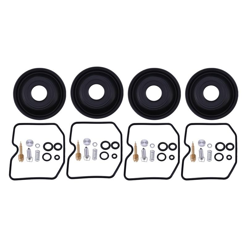 

Для GPZ400R ZX400 GPZ400 GPZ ZX 400 R комплект для ремонта карбюратора мотоцикла, прокладка с плавающей иглой, воздушный винт синий