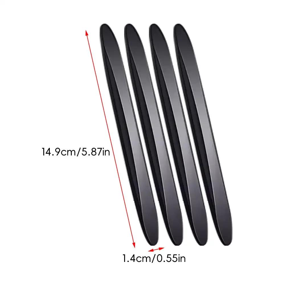 4 szt. Pasek antykolizyjny na drzwi Ochraniacze krawędzi samochodu Automobilowe ochraniacze wejścia na pojazdy Zderzak Niewidoczny żel krzemionkowy