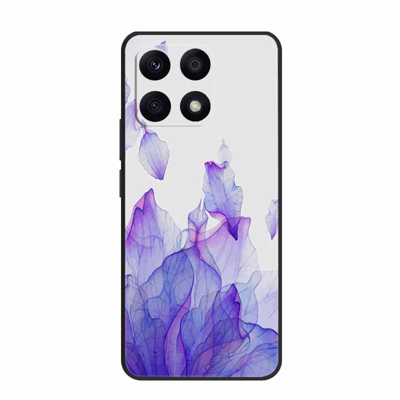 

For Huawei Honor X8A Case Marble Soft Silicone Black TPU Phone Fundas Cover for Huawei Honor X8A 4G Coque Lovely Shell Bumper Honor X8a 4G