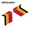 2pcs Car 3 Color Stickers For Opel Astra Corsa ignia Opc Vectra Zafira Grandland Meriva Mokka Crossland X Auto Accessories