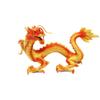 Western Beast Myth Dragon Figures Ice Flying Dragon Dragon Animal Model  Children Gift