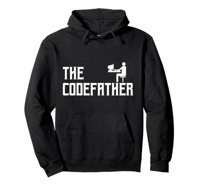 Codefather Coding Coder Developer Computer Geek Gift Hoodie