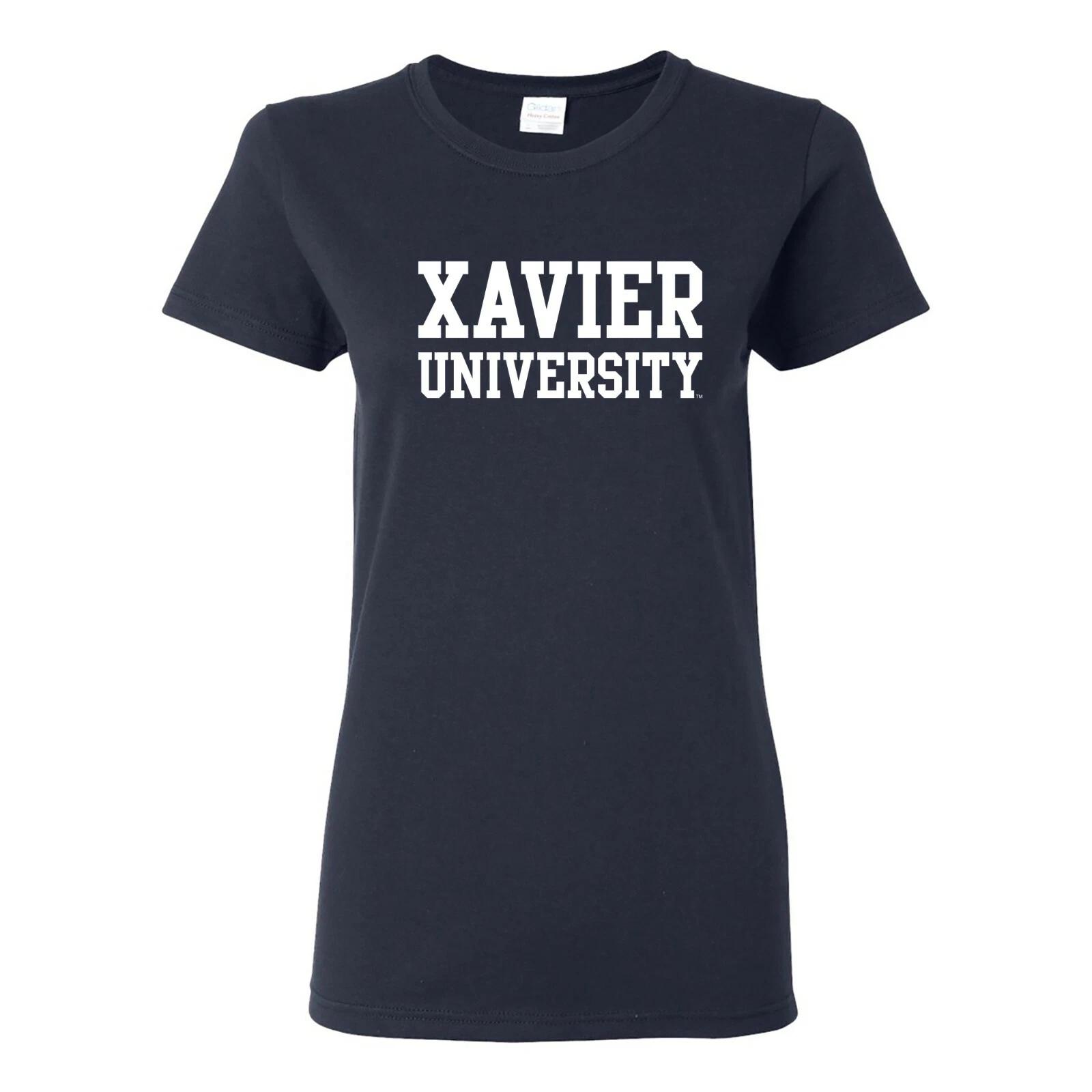 Xavier Musketeers Basic Block Womens T shirt - NCAA College University L