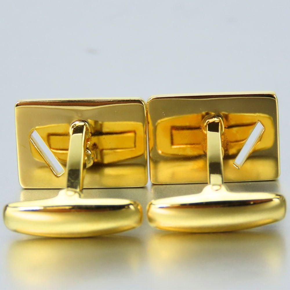 Used YVES SAINT LAURENT Cuffs Metal Gold Silver Plating