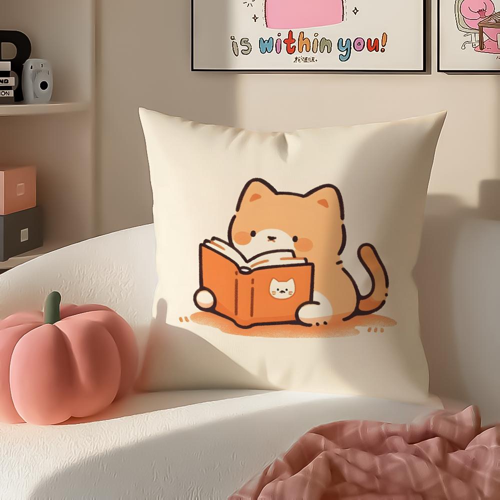 Cartoon Character PParty Animals Cushion Cover Pillowcase Short Plush Invisible zipper Room Sofa Cushion Cover