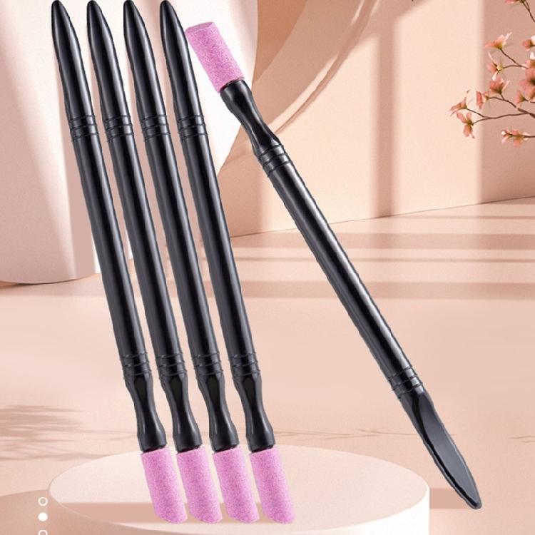5 Pcs Cuticle File Stone Nail File Stone Cuticle Pusher Nail Art Polishing Pen Nail Grinding Pen