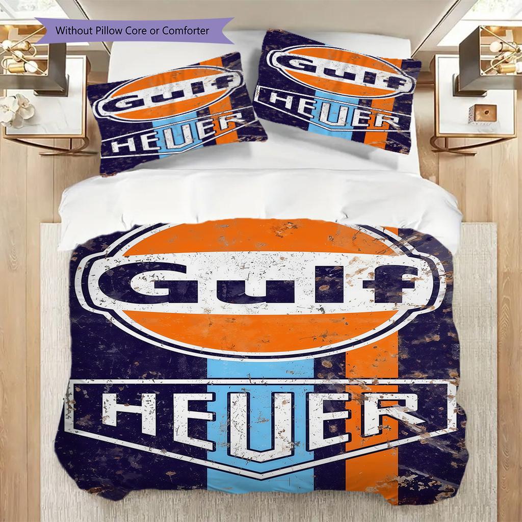 Gulf Team Logo Bedding 1 Duvet Cover 2 Pillowcase Without Core Christmas Birthday Gift Bedding Set Duvet Cover And Pillowcase