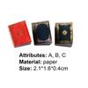 3 Pcs Miniature Books Multi-use Handmade Paper Miniature Books Display for Home