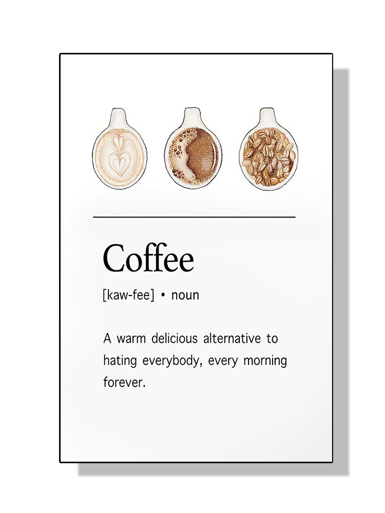 HD Print Coffee Guide Poster Canvas Painting Coffee Culture Menu Wall Art For Modern Cafe Shop Kitchen Room Home Decor Cuadros