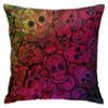 Halloween horror skull pumpkin bat cushion is suitable for home living room sofa bedroom room decoration