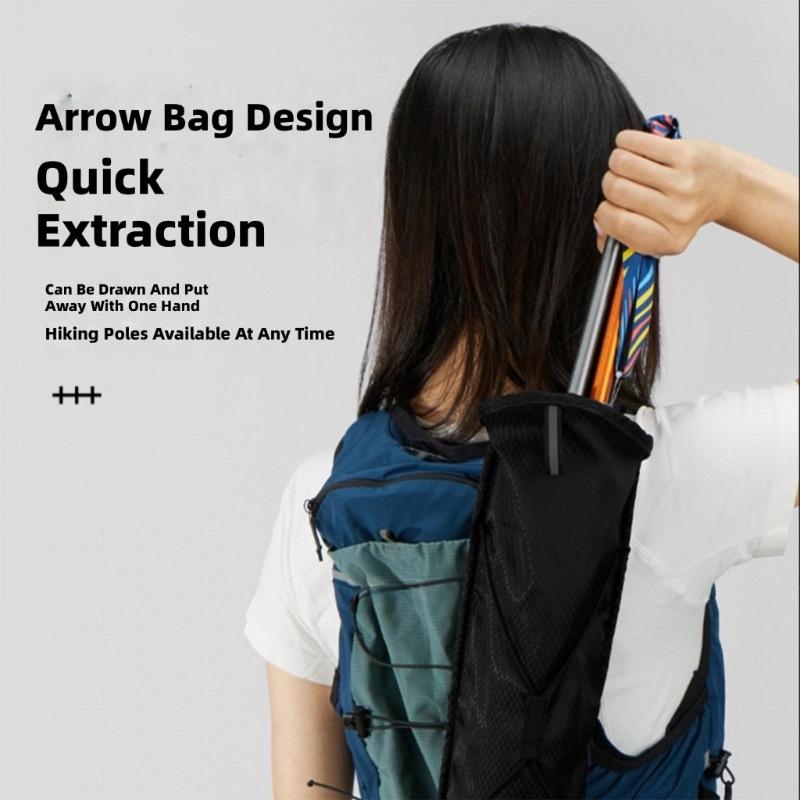 Waterproof Trekkings Poles Holder Light weight External Hiking Poles Storage Bag for Backpacks and Gear Storage