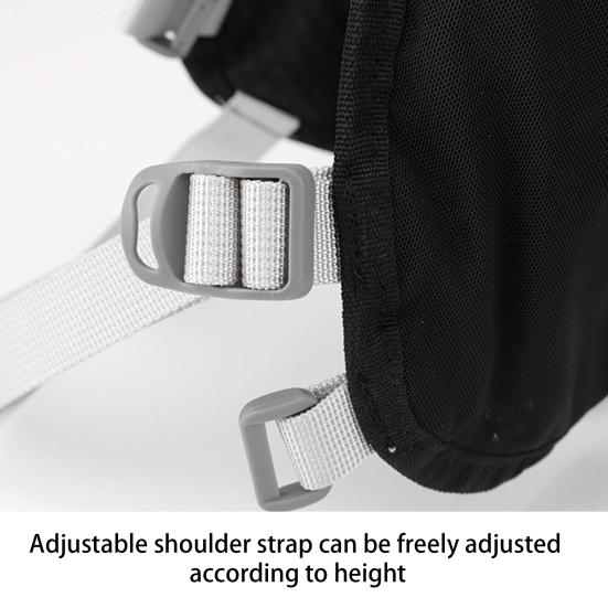 Løpevest med flere lommer Pustende sykkelvest med telefonholder Reflekterende design Nettingvest med justerbare stropper for løping sykling maraton