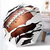 1pc Sturdy 8-Bone Auto Umbrella, Football Design Umbrella, Digital Printed, Foldable Umbrella for On-the-Go Outdoor Use