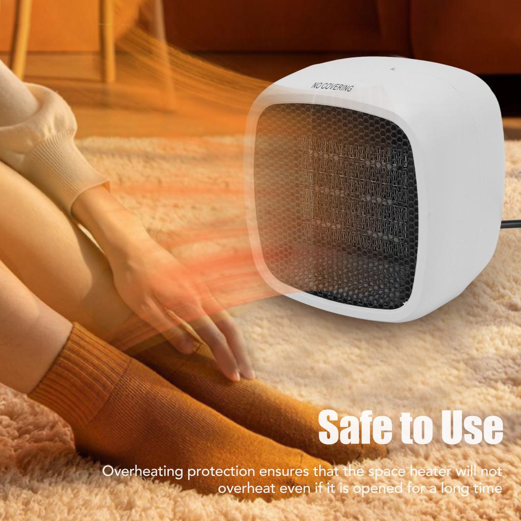 Desktop Heater Fan Household   Portable Electric Space Heater for Small   Home Space