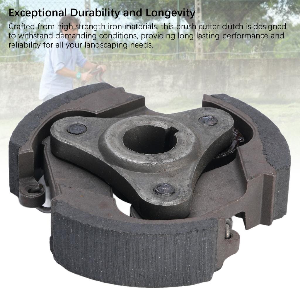Trimmer Engine Clutch Iron 40 6 1E40 6F Brush Cutter Clutch Replacement for ROBIN 411