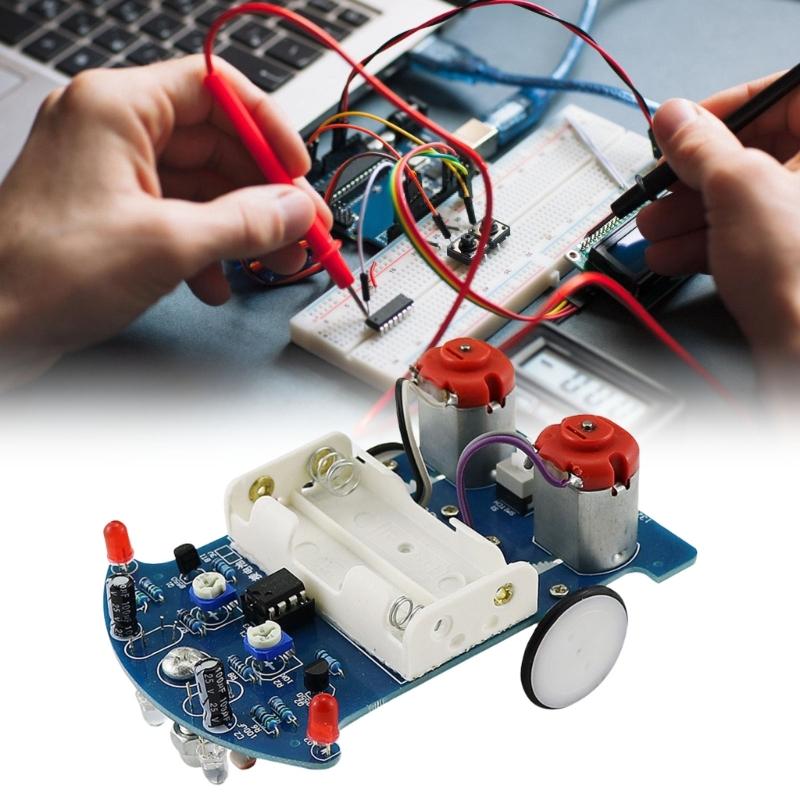 Automatic Guided Tracking Vehicle Kit Featuring Precise Sensorings Compatible Coding And Easy Assembly