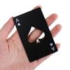 Silver/Black Bottle Can Opener Credit Card Size Credit Card Bottle Opener  Gift