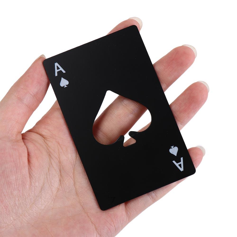Silver/Black Bottle Can Opener Credit Card Size Credit Card Bottle Opener  Gift