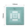 3pcs/set Floor Drain Sewer Outfall Drain Filter Square Shape Mesh Trap  Kitchen Bathroom Accessories