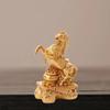1PCS  Creative Brass Horse And Monkey Cute Statue Key Chain Pendant Home Office Desktop Ornaments Funny Toys