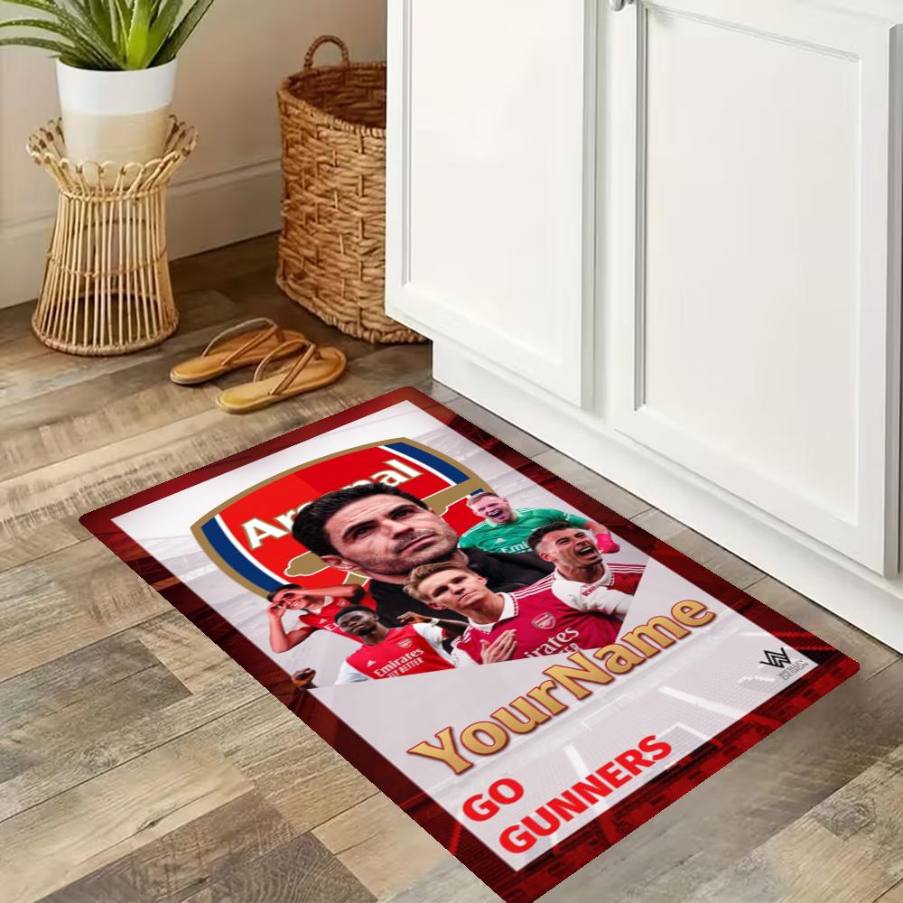 Arsenal Customize Your Name Kitchen Rug Runner Rug Laundry Mat Hallway Entryway The Best Gift Choice