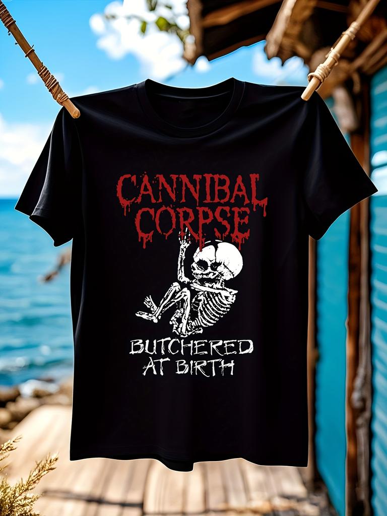 Cannibal Corpse Butchered At Birth Graphic Tshirt Black S...