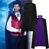 High Halloween Vampire Collar Cloak Cosplay Costume Witch Cos Perform Party