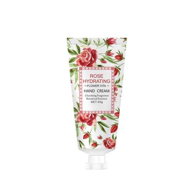 Handcreme mit Rosenduft 35g, Duftende Feuchtigkeitspflege - Rissige Handcreme