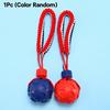 TPR Dog Chew Toy Teeth Cleaning Dog Training Ball Pet Bungee Rope Ball  for Small Medium Large Dog