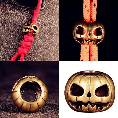 Brass Halloween Pumpkin Keychain Charm Durable Outdoor Gear Accessory For EDC Enthusiasts And Camping Essentials