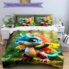 3pcs bedding set Dragon Forest Includes 1 Comforter + 2 Pillowcases, Without Pillow Inserts, Soft Comfortable, Lightweight Breathable, Print