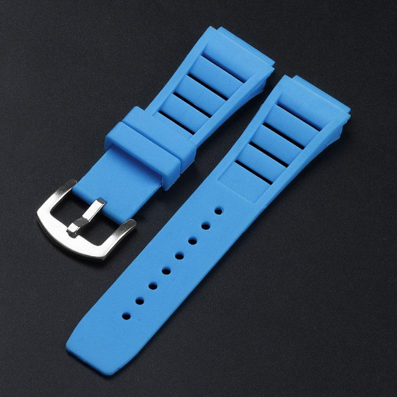TPU Rubber Watch Straps 17mmx21mm for Richard Mille Watch Bracelet Belt Waterproof Breathable Sport Wristband for Men Watchbands