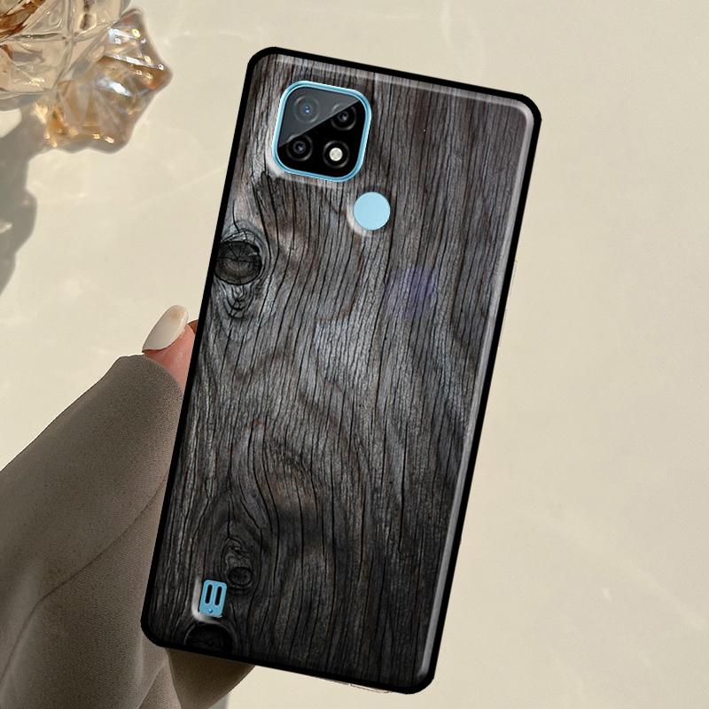 Pattern Wood Textures For Realme GT 7 Pro GT 6T 6 5 C67 C61 C55 C53 C51 C21Y C25S C75 10 11 12 13 14 Pro Plus Case