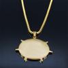 Witchcraft Astrology Stainless Steel Chain Necklaces 7 Point Star Gold Color Pendant Necklace Women/Men jewlery acier N531S02