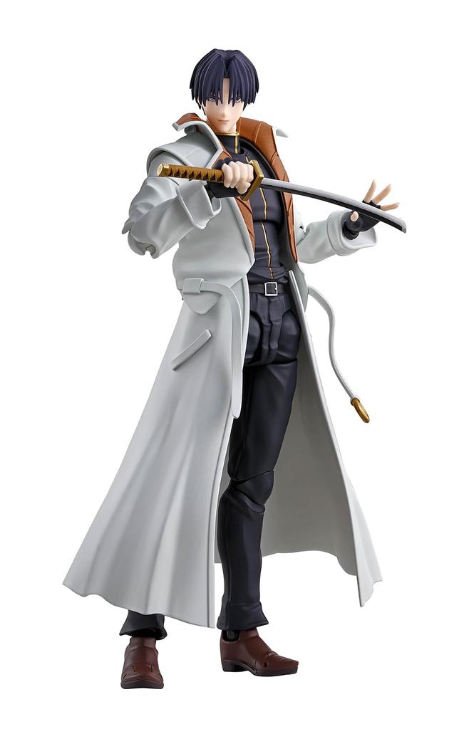 TAMASHII NATIONS Rurouni Kenshin Šermíř Romantický Shinomori Aoshi přibližně 165 mm malovaná pohyblivá figurka SHFiguarts - Příběh Meiji - PVC a ABS