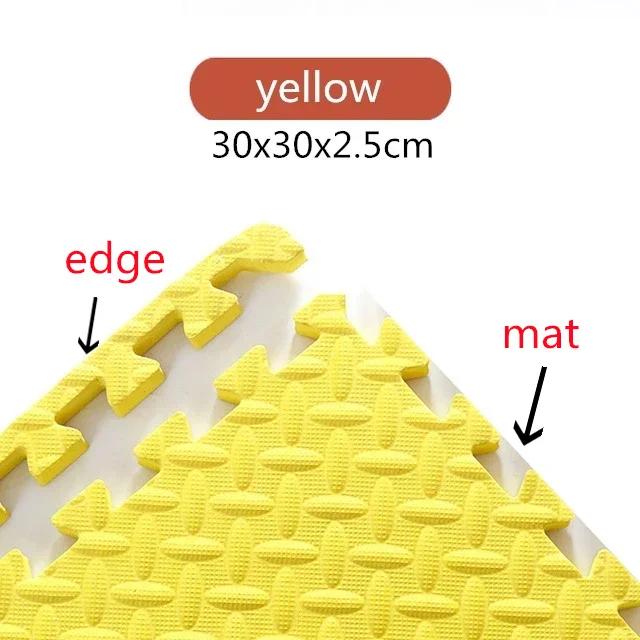 2.5CM Thick 30×30 Solid Color Baby Children's Room Game Mat Carpet Playing Activity Gym Mat Puzzle Environmental Protection Mats