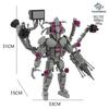 Tv Titan Man Speakerman Skibidi Toilet Horror Game Bosses Camara Building Block Cartoon Doll Model Kids Birthday Halloween Gift
