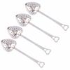 4pcs set Heart Shape Design Tea Infuser Spoon Stainless Steel Mesh Filter Tea Ball  For Seasonings