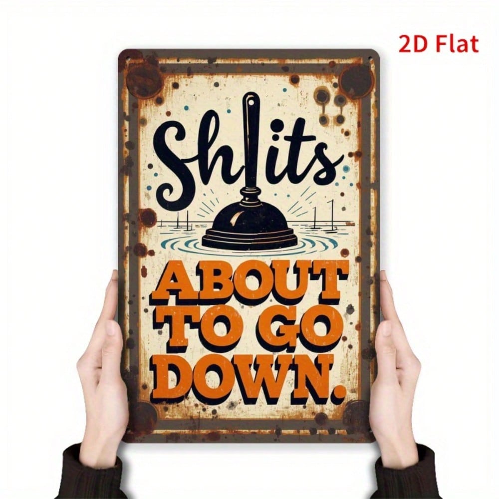 Retro Metal Paintings, Furniture, Living Room Decoration 20x30cm