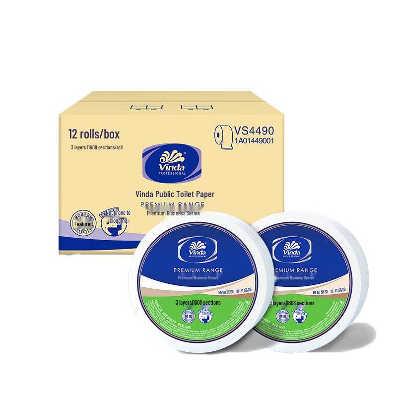 Vinda Commercial Cored Large Roll Toilet Paper