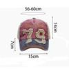 Unisex Washed Cotton Cap Letter Embroidery Vintage Baseball Cap Men Women Adjustable Outdoor Streetwear Sports Hat